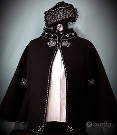 mantella donna panno lana rif uncin -camicia ricam