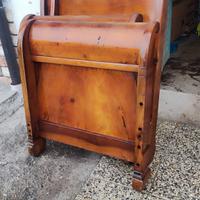 2 letti singoli in noce epoca 1800