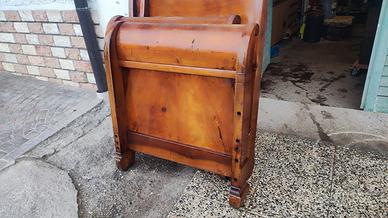 2 letti singoli in noce epoca 1800