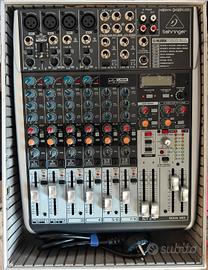 Mixer Behringer QX1204 USB 12 canali come nuovo