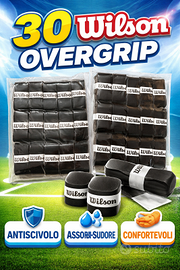 Overgrip 30 Pezzi Neri Tennis / Padel