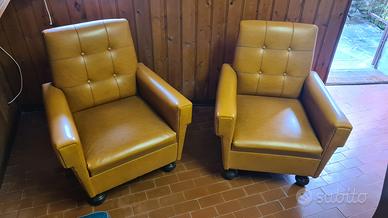 Comode poltrone vintage originali