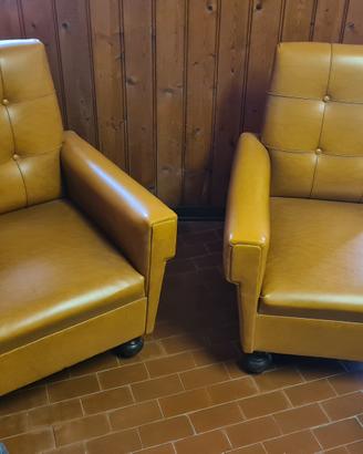 Comode poltrone vintage originali