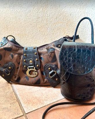 Lotto 2 borse vintage GUESS e RISING SUN Y2K