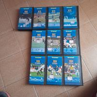 collezione casette vhs calcio