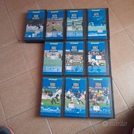 collezione casette vhs calcio