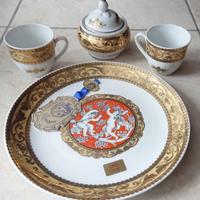 Servizio caffè Porcellane Decorate ORO T.Limoges
