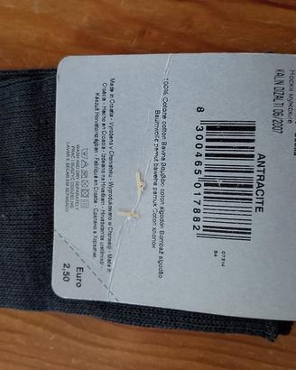 calzino un paio lungo colore antracite Calzedonia 