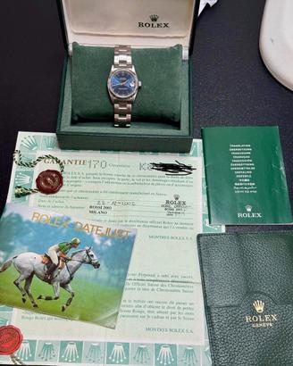 Rolex Datejust 31 blu