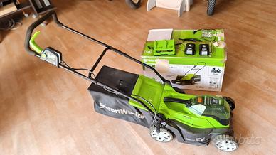tagliaerba greenworks 48v 36cm a batterie