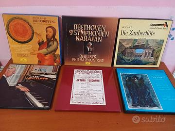 Lotto 6 Cofanetti + 10 LP Musica Classica 
