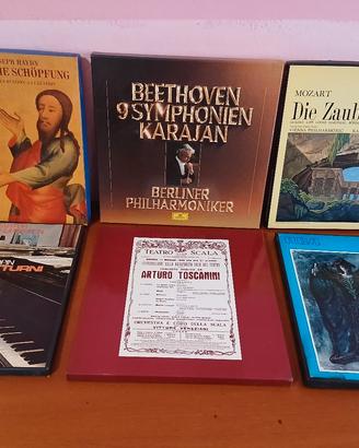 Lotto 6 Cofanetti + 10 LP Musica Classica 
