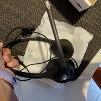 Cuffia professionale Plantronics e compressore