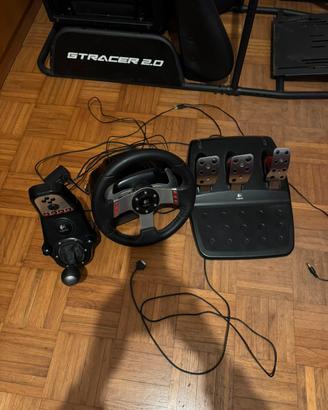 Volante logitech g27 con cambio manuale incluso