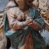 madonna del 700 in cartapesta 