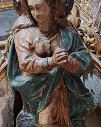 madonna del 700 in cartapesta 