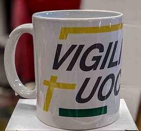 Tazza in ceramica Vigili del Fuoco Bianca