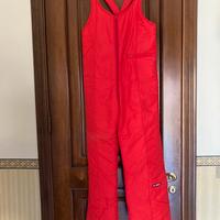 Salopette rossa da neve McKee's