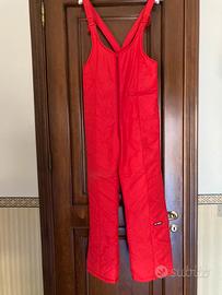 Salopette rossa da neve McKee's