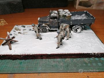 Diorama 1:35 autocarro tedesco OPEL BLITZ