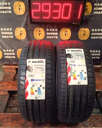 2 GOMME NUOVE 195 45 16 KLEBER DOT 25