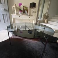 Tavolino in vetro temperato