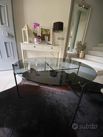 Tavolino in vetro temperato