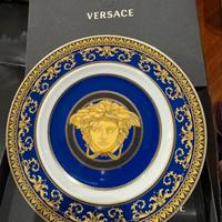 Piatto dessert Rosenthal Versace “Medusa Blue”