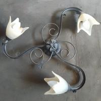 lampadari in ferro battuto