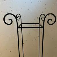 Lampada telaio in ferro battuto