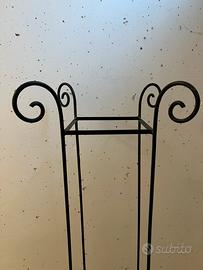 Lampada telaio in ferro battuto