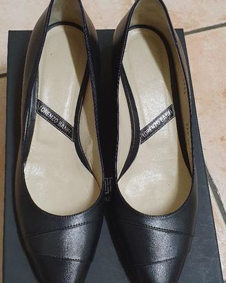 Scarpe decollete con zeppa da donna