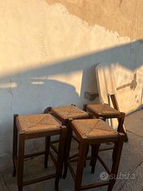 Sgabelli con penisola