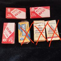 lamette per rasoio a mano anni 60