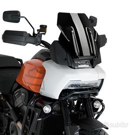 Parabrezza Puig corto nero per Pan America