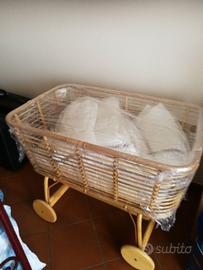Culla vintage in bamboo