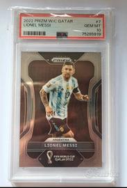 Messi #2022 panini prizm Qatar 2023 PSA 20