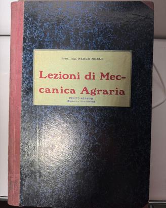 Lezioni di Meccanica Agraria 1928-29