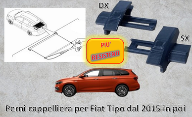 Perni ricambio cappelliera Fiat Tipo SW