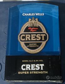 Lampada pubblicitaria a 24 volt birra CREST