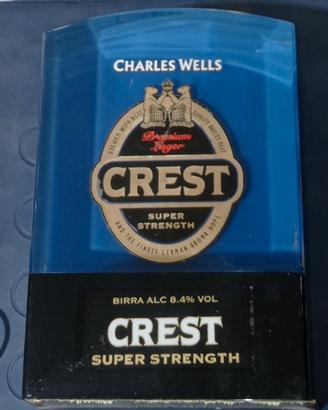Lampada pubblicitaria a 24 volt birra CREST