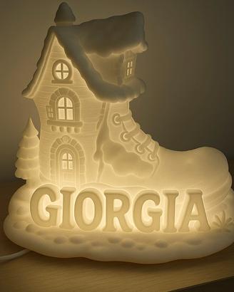 Lampada personalizzabile con il tuo nome