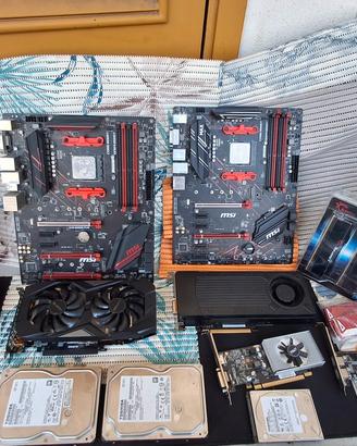 Lotto AMD, CPU, RAM, GPU , PSU, NVME, Hdd,Monitor 
