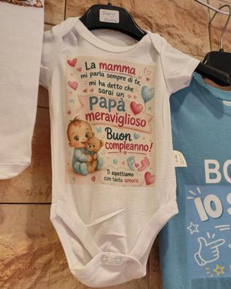 Body neonato personalizzato