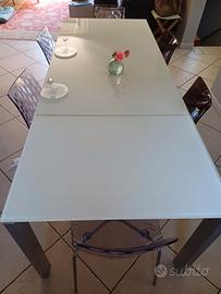 Tavolo in vetro Calligaris