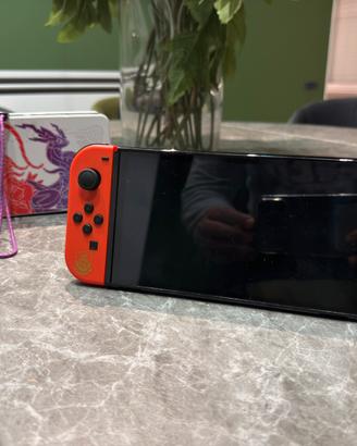 Nintendo Switch Oled Pokemon edition Scarlatto