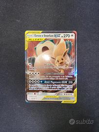 Eevee e Snorlax GX Full Art 120/181 Team Up ITA