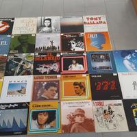 lotto oltre 200 Dischi in vinile LP 33 e 45 giri