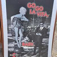 tabella pubblicità Martini GO GO La Vita
