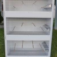 batteria gabbie - voliera smaltata Nuova